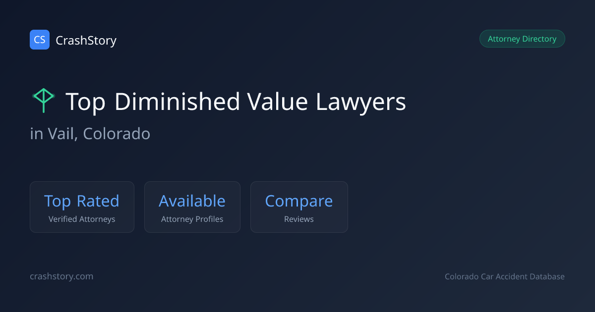 Best Diminished Value Lawyers in Vail, CO (2026) | Ranked by Data ...