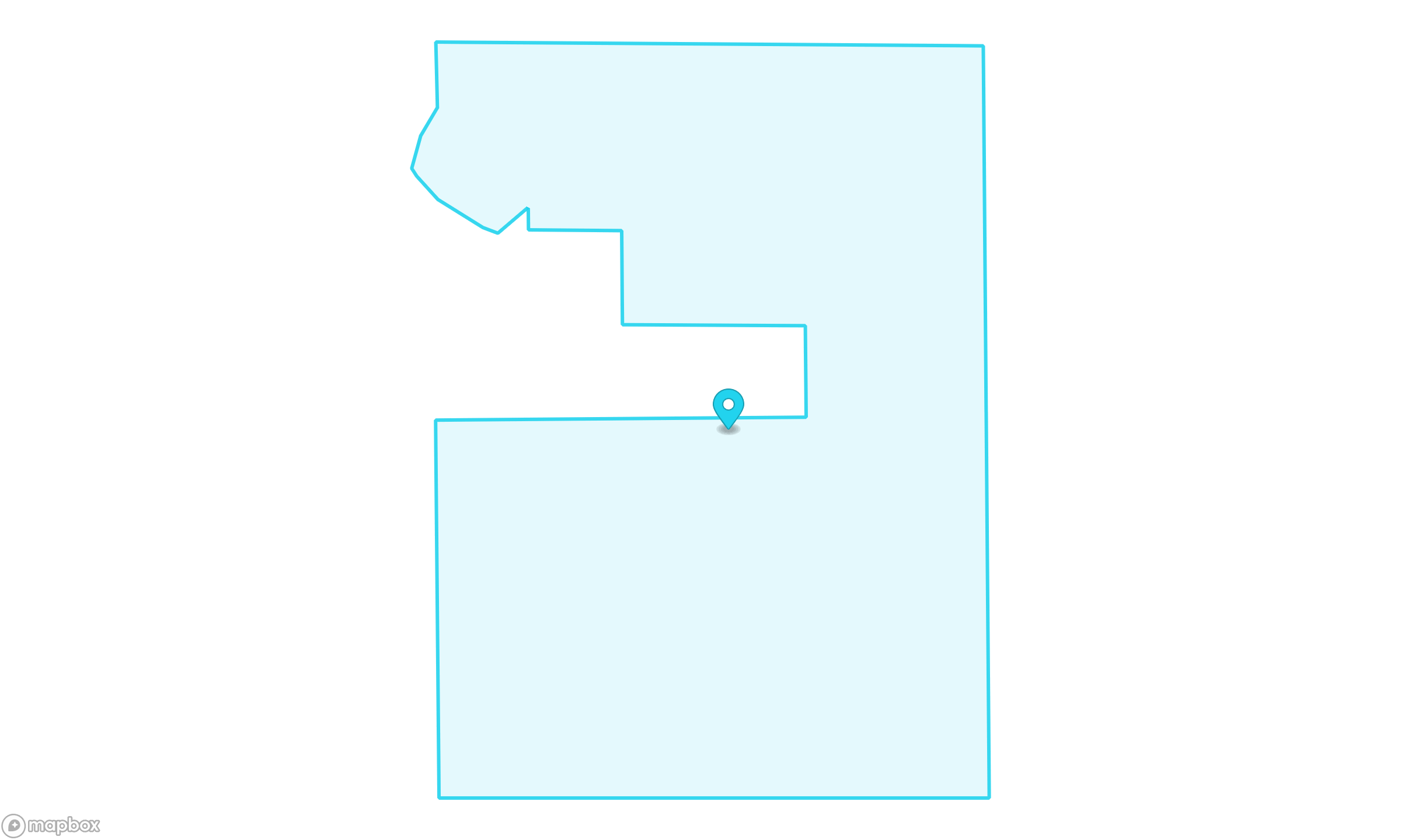 Boundary map for Census Tract 601 in Adams County