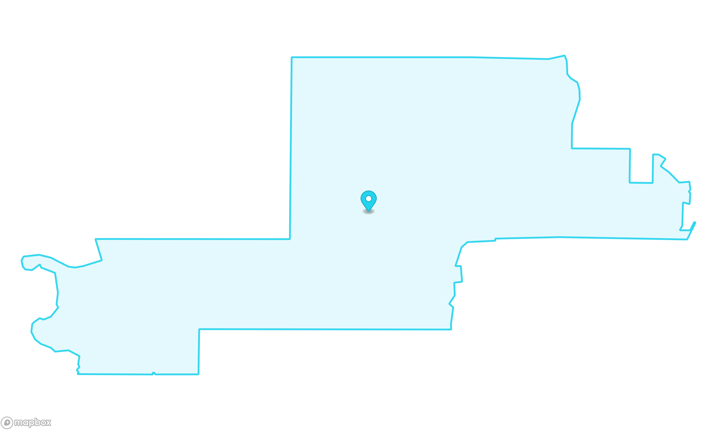 Boundary map for Census Tract 864 in Arapahoe County