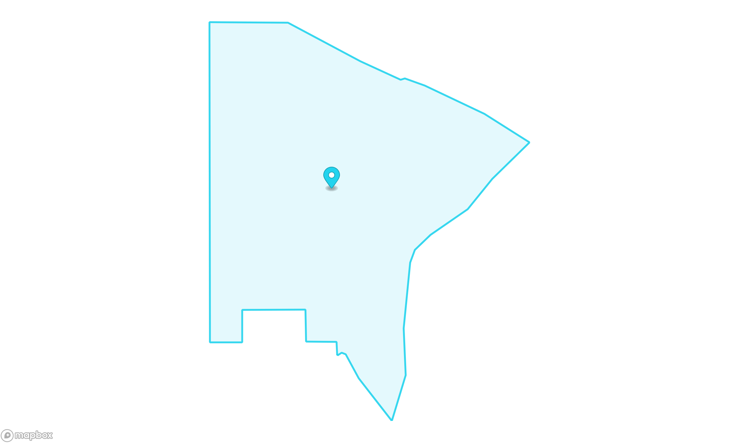 Boundary map for Census Tract 6 in Denver County