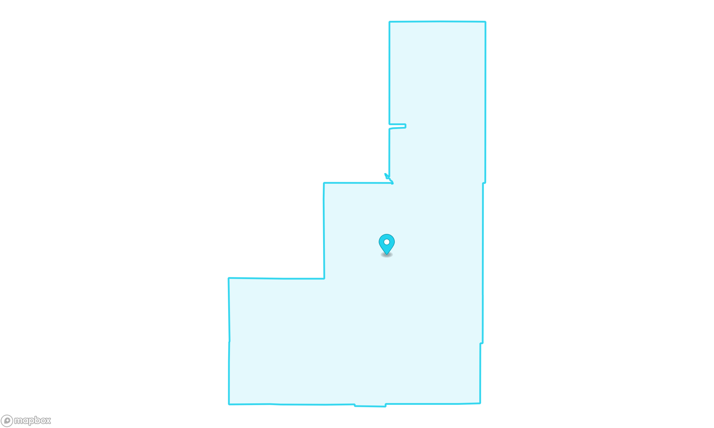 Boundary map for Census Tract 9618 in Lincoln County