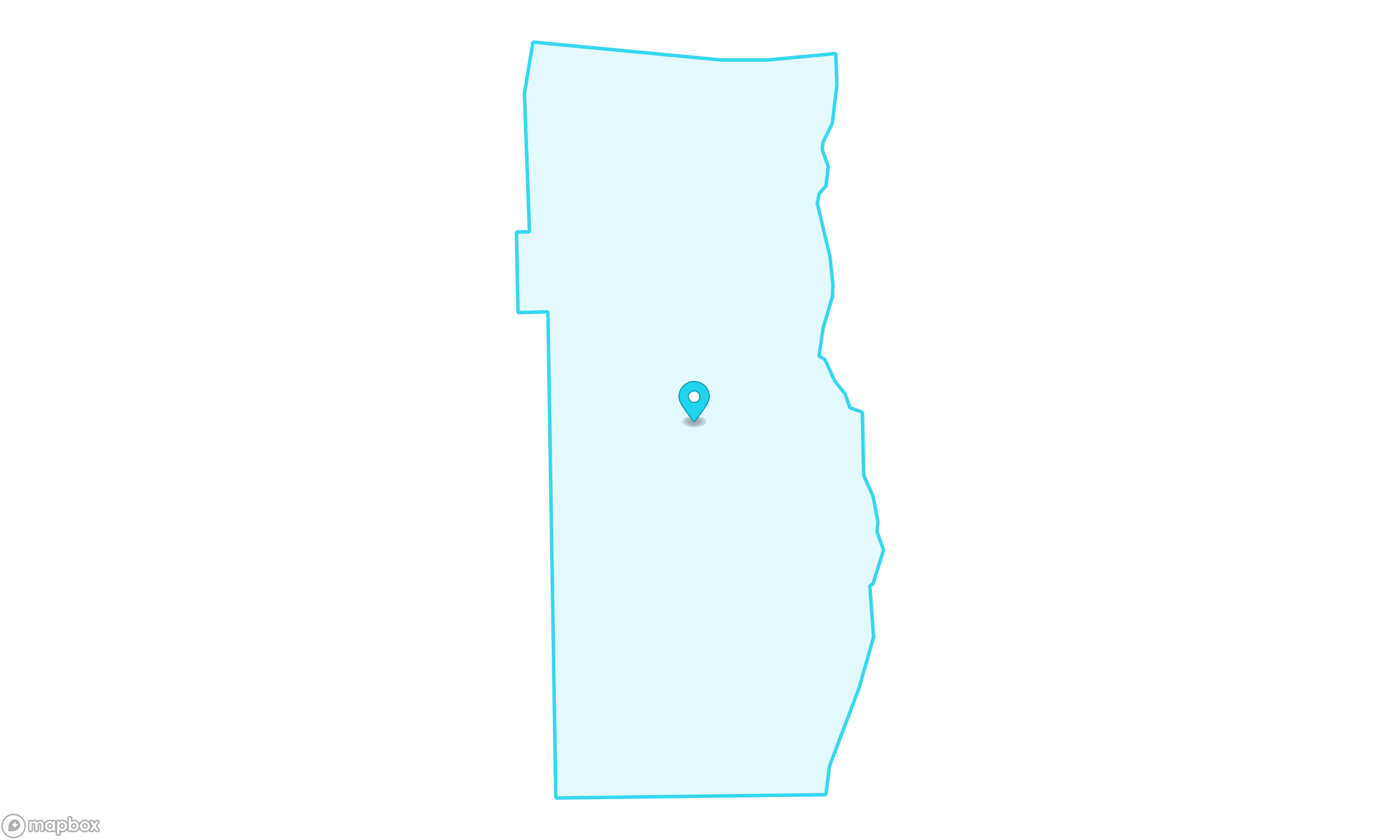 Boundary map for Census Tract 5 in Pueblo County