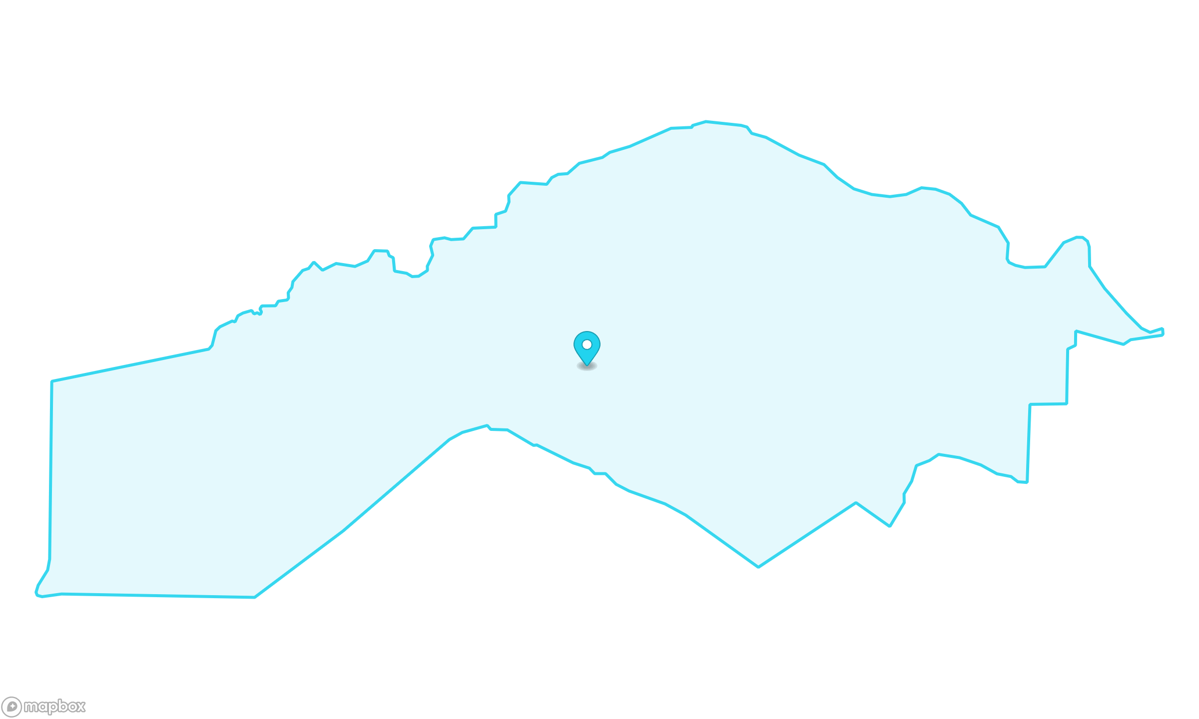 Boundary map for Census Tract 9768 in Rio Grande County