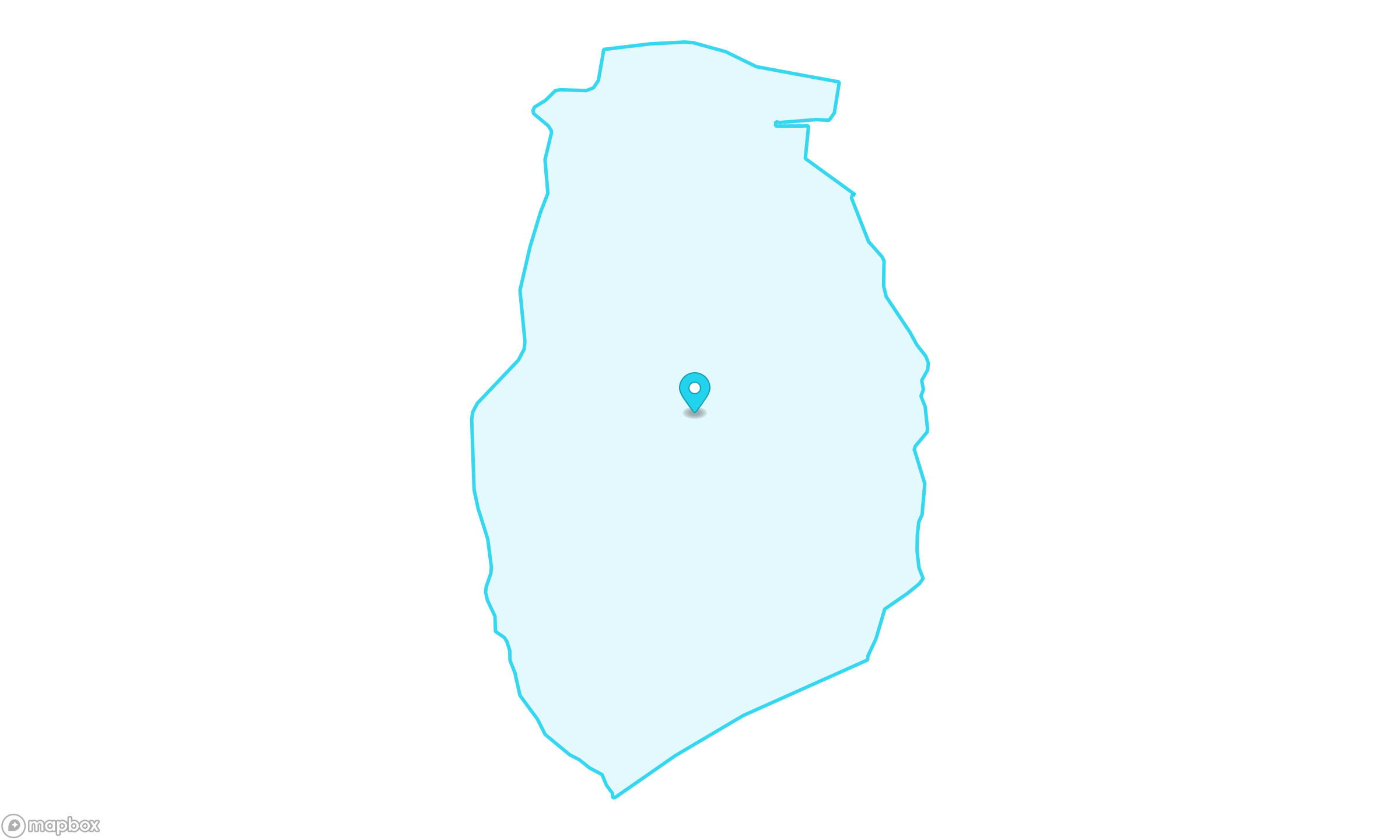 Boundary map for Census Tract 9681.02 in San Miguel County